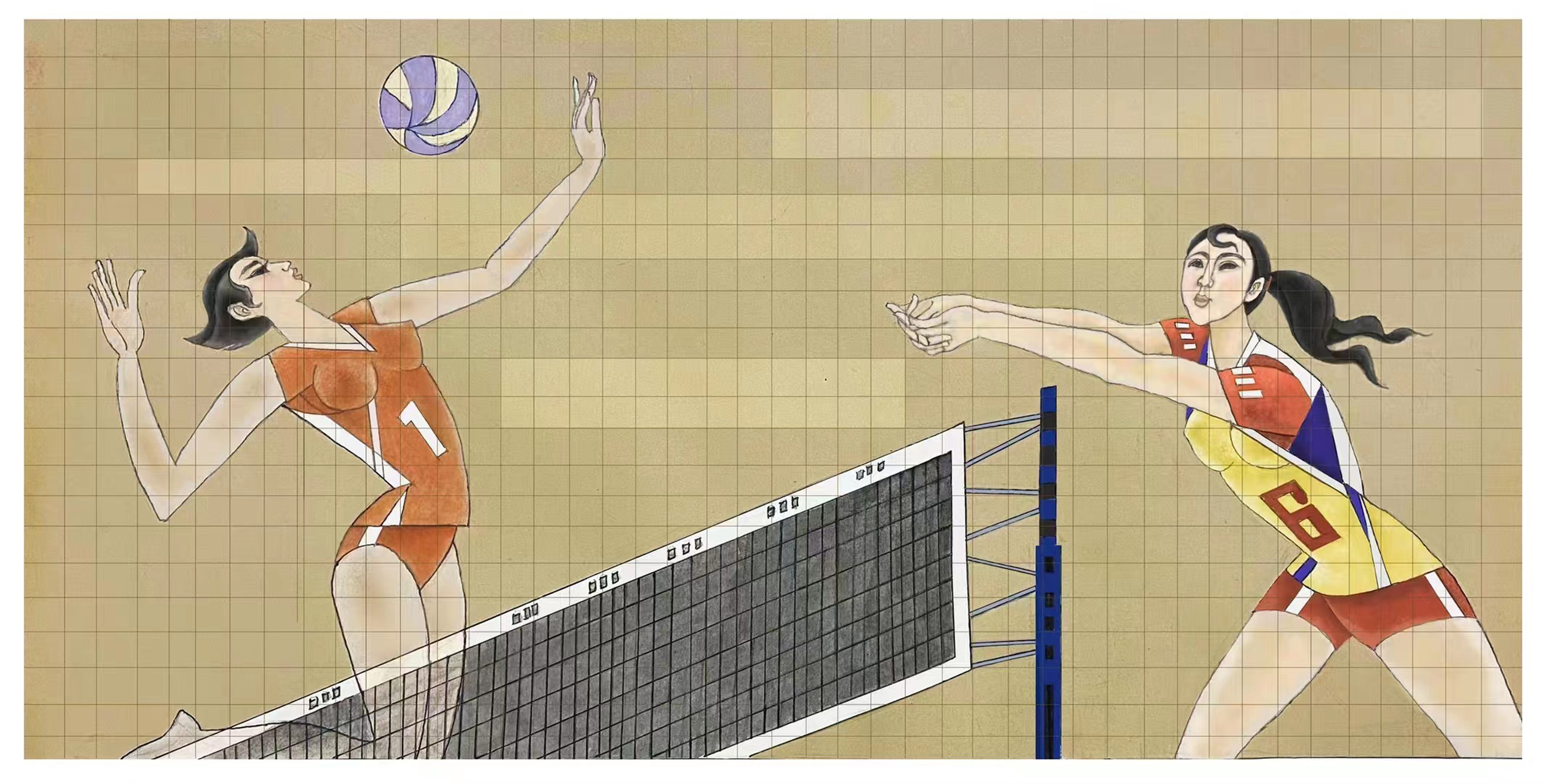 奮力拚搏!運動員全心投入戰鬥 奮力拚搏!運動員全心投入戰鬥